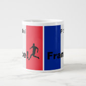 Grande Tasse Soccer France, personnalisable (Devant)