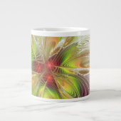 Grande Tasse Soft and tenderness fractal fantasy flowers  (Devant)