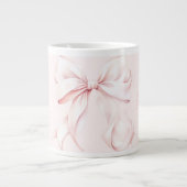 Grande Tasse Soft Girl Rose Bow (Devant)