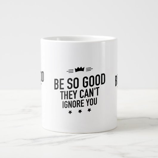 Grande Tasse Sois si bon noir (Devant)