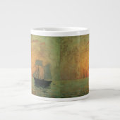 Grande Tasse Soleil rouge par Maxime Maufra, impressionnisme Vi (Devant)