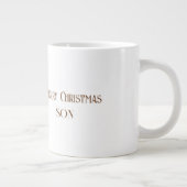 Grande Tasse Son Joyeux Noël Cerf et Arbre Giant Café (Droite)