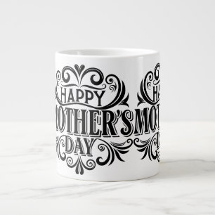 Grande Tasse Souhaitez à maman un jour heureux