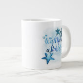 Grande Tasse Souhaitez-vous une étoile de mer (Devant droit)