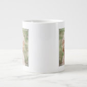 Grande Tasse Souriant d'endoodle doré (Devant)