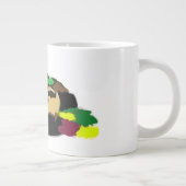 Grande Tasse Souris citrouille joie d'automne (Droite)