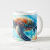 Grande Tasse Sous la tortue de mer (Devant droit)