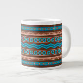 Grande Tasse Southwest Style Geometric Cameron Gorge Design (Devant droit)