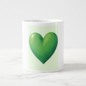 Grande Tasse Spécialité Mug, Élégant Love Symbole Tea Cup Parfa (Devant)