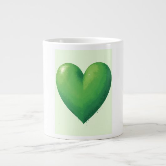 Grande Tasse Spécialité Mug, Élégant Love Symbole Tea Cup Parfa (Devant)