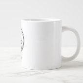 Grande Tasse Spirale Dorée dans les Ténèbres – Design Minimalis (Droite)