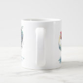 Grande Tasse Splash de coq - Aquarelle (Dos)