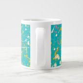Grande Tasse Splash de peinture Abstraite (Dos)