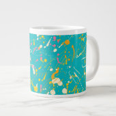 Grande Tasse Splash de peinture Abstraite (Devant droit)
