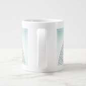 Grande Tasse Squelette de feuilles vertes (Dos)