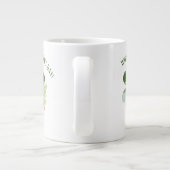 Grande Tasse St. Patrick's Day Distressed Shamrock Irish Fairy (Dos)