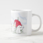 Grande Tasse Stache de Noël avec boule de neige (Droite)