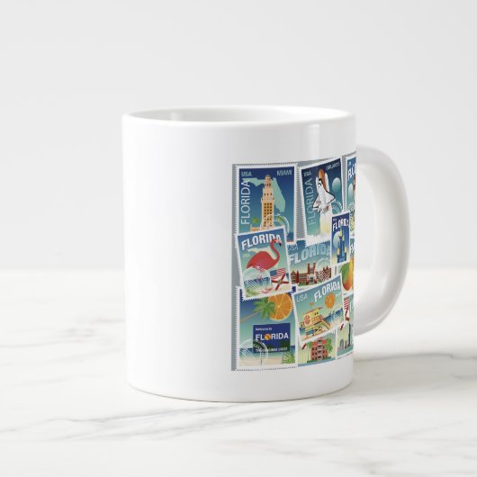 Grande Tasse Stampes de Floride (Devant droit)