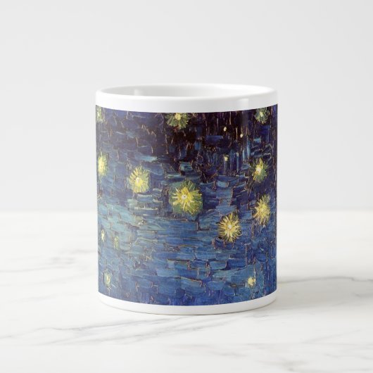 Grande Tasse Starry Night Over the Rhone par Vincent van Gogh (Devant)