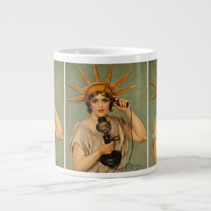 Grande Tasse Statue vintage de la liberté, Guerre patriotique d