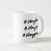 Grande Tasse #stayhome #staysafe #staypositif (Devant droit)