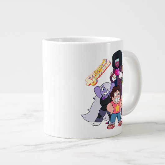 Grande Tasse Steven Universe | Pose du groupe Crystal Gem (Devant droit)