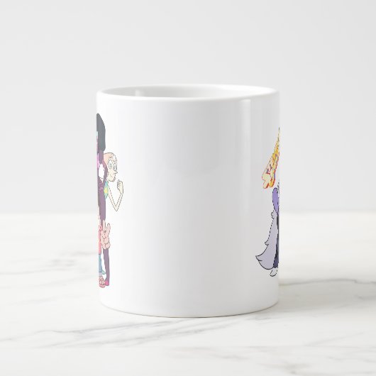 Grande Tasse Steven Universe | Pose du groupe Crystal Gem (Devant)