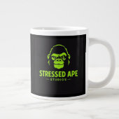 Grande Tasse Stressed Ape Studios Green Logo (Droite)