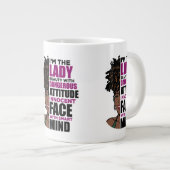 Grande Tasse Style De Force De L'Intelligence De Caractère Qui  (Devant droit)