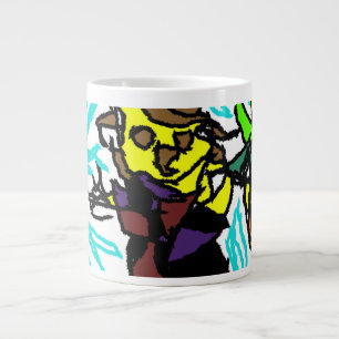 Grande Tasse Style d'écusson