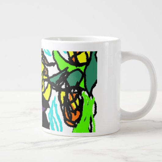 Grande Tasse Style d'écusson (Droite)