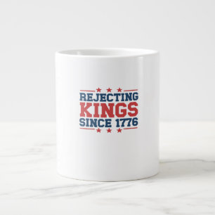 Grande Tasse Style Vintage Refusant les Rois Depuis 1776