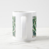 Grande Tasse Succulent à pointe rouge verte (Dos)
