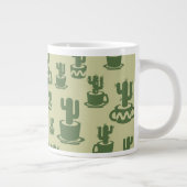 Grande Tasse Succulent cactus silhouette in cups and pots (Droite)