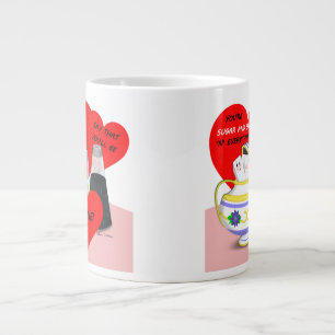 Grande Tasse Sucre et épices - Carte Valentine Art