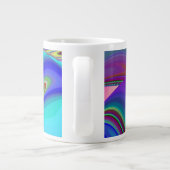 Grande Tasse Summerfeel, Rainbowart 3D Abstrait (Dos)