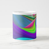 Grande Tasse Summerfeel, Rainbowart 3D Abstrait (Devant)