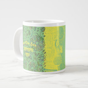 Grande Tasse Sunshine Girl Vert et Jaune