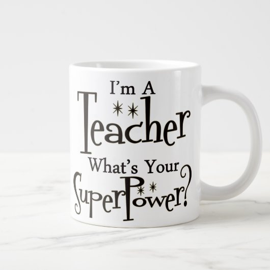 Grande Tasse Super Enseignant (Droite)