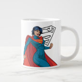 Grande Tasse Supergirl Hovering en costume bleu (Droite)