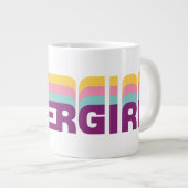 Grande Tasse Supergirl Retro Colorshift Graphic (Devant droit)