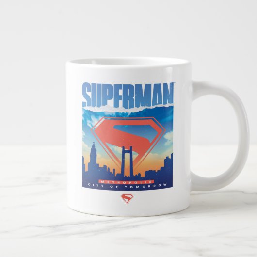 Grande Tasse Superman Metropolis Skyline (Droite)