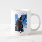 Grande Tasse Superman regarde Pose (Droite)