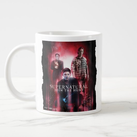 Grande Tasse Supernatural Crowley, Dean et Sam (Gauche)