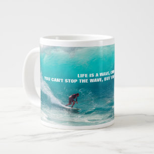 Grande Tasse SURF POSTER DE DEVIS Candy Jar à deux tons