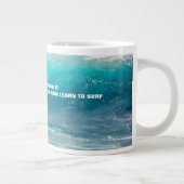 Grande Tasse SURF POSTER DE DEVIS Candy Jar à deux tons (Droite)