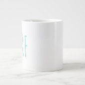 Grande Tasse "Surf" Simple Moderne Agritourisme (Devant)