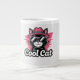 Grande Tasse Swagger de Chat Cool