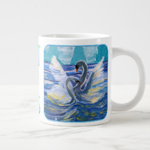 Grande Tasse Swans "Art by Kids"