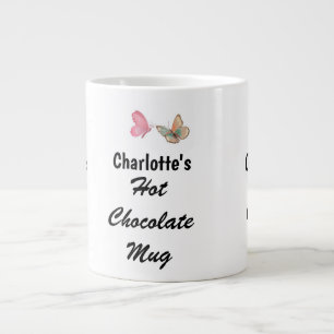 Grande Tasse Sweet Moderne Nom Personnalisé Script Chocolat Cha